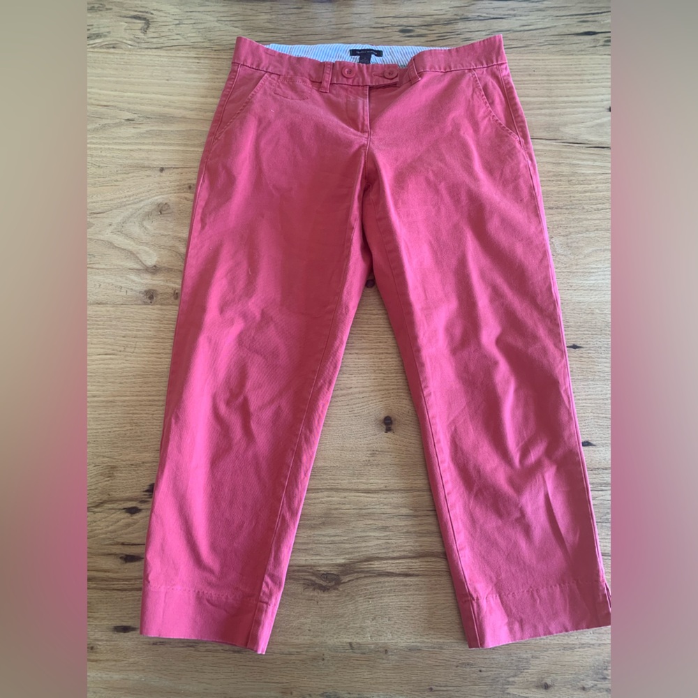Tommy Hilfiger Cropped Capri Pants Red‎ Women’s Size 10 Preloved